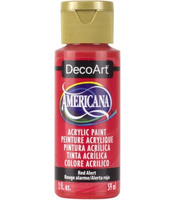 Americana Acrylic Paint - Red Alert 2oz